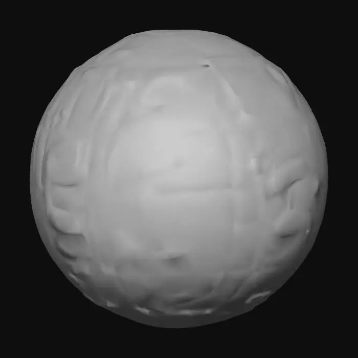 3D model for Blue Hamster Ball