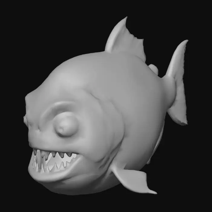 3D model for Piranha Grin