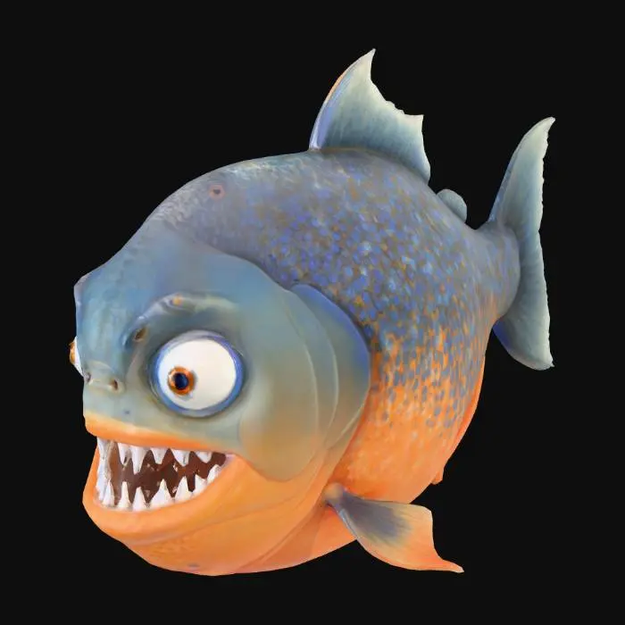 3D model for Piranha Grin