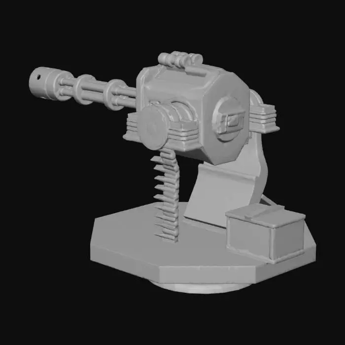 3D model for Retro Ray Turret