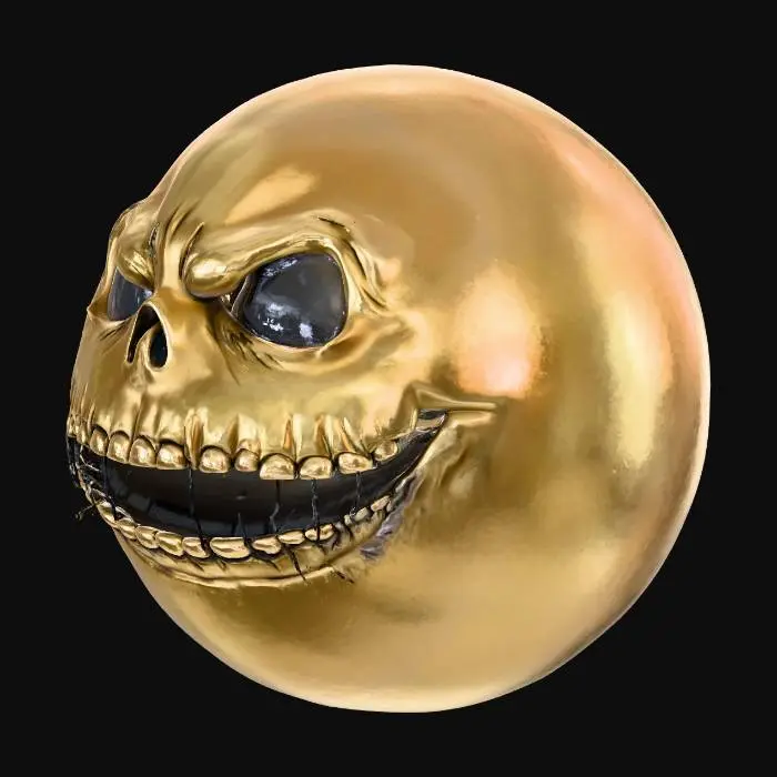 3D model for Sinister Grin Emoji