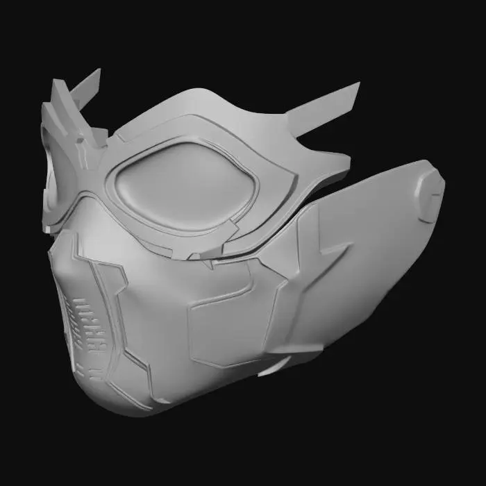 3D model for Bronze Visor Mask
