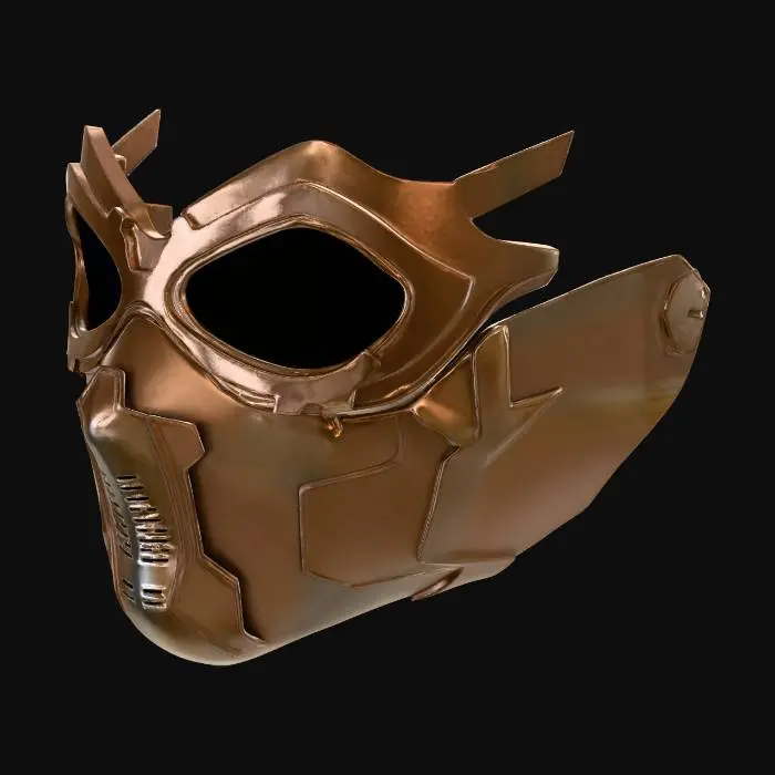3D model for Bronze Visor Mask