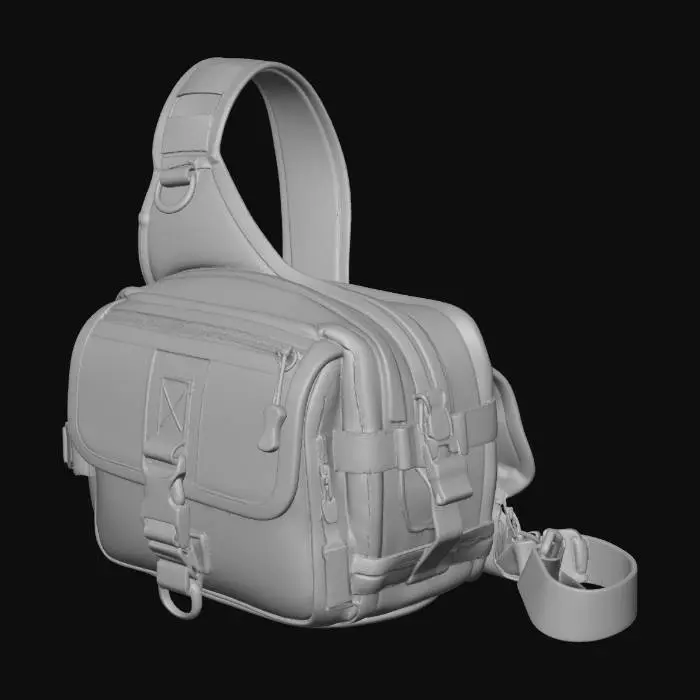 3D model for Tactical Shoulder Bag