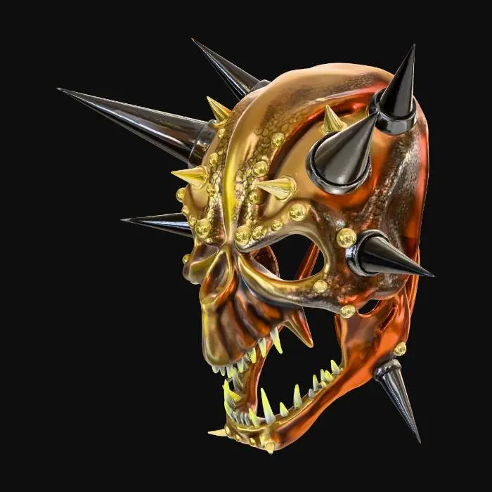 3D model for Spiked Fury Mask