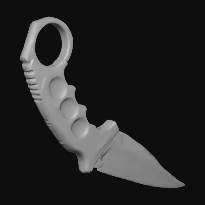 3D model for Golden Karambit