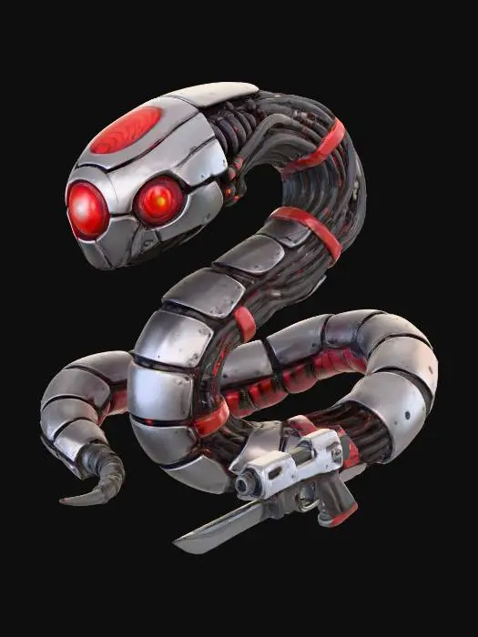 3D model for Robo-Serpent Sentinel