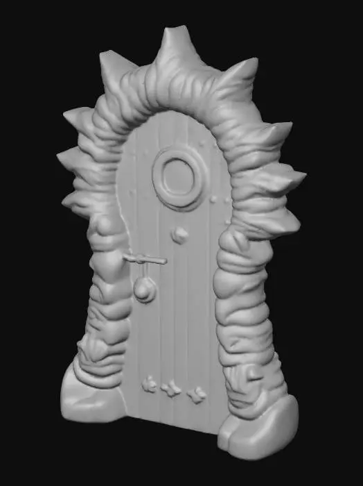 3D model for totuth door frrom nder touth monster