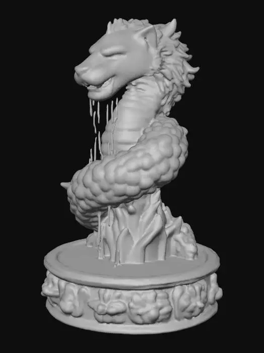3D model for monster springbrunnen
