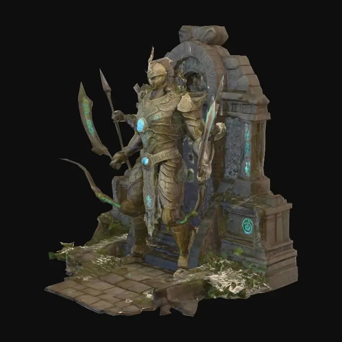 3D model for mystic, djungle, waffengeber, automat, tempel