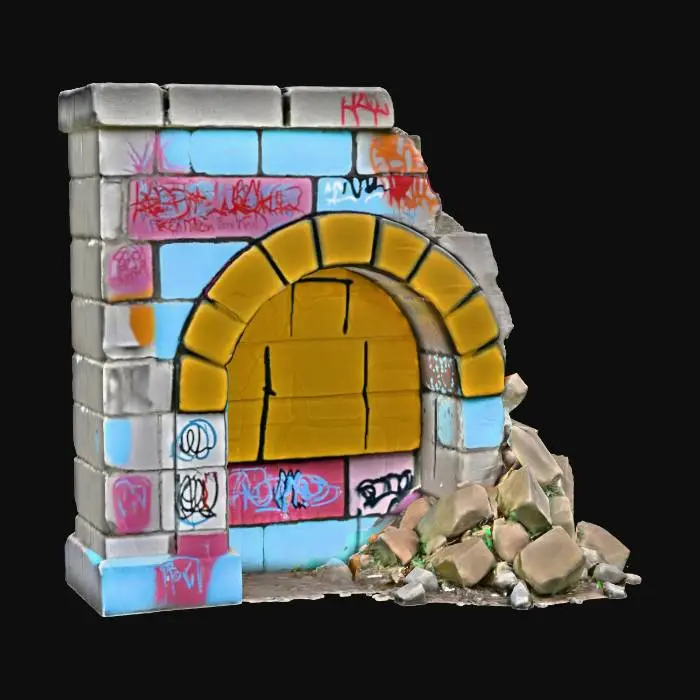 3D model for Crumbled Archway