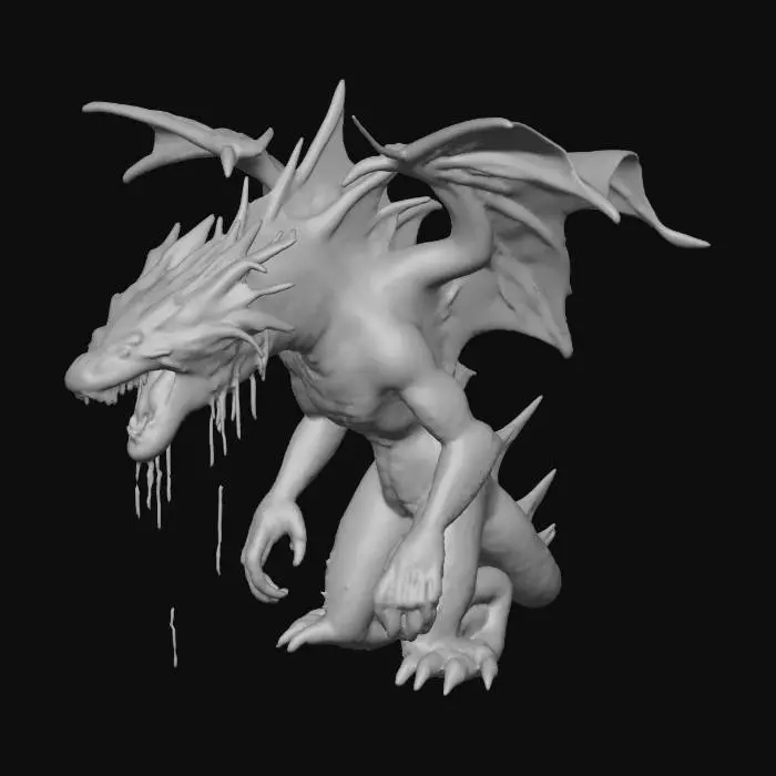 3D model for monster springbrunnen
