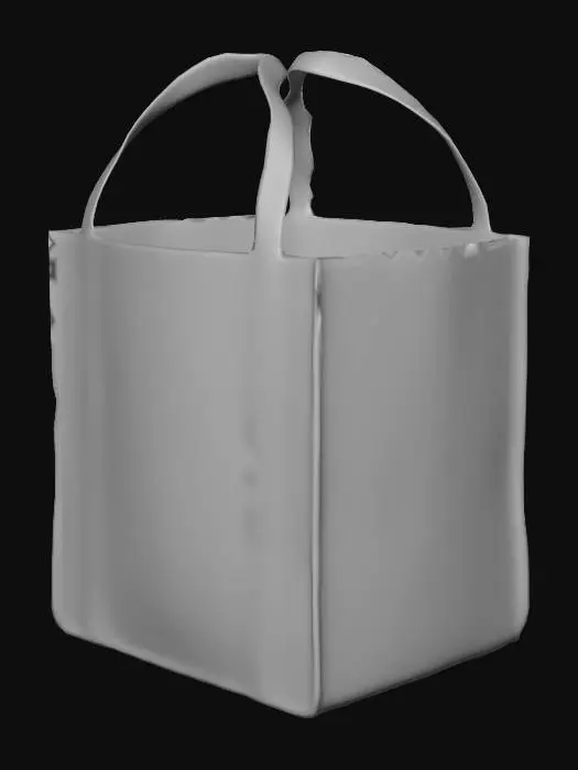 3D model for Red Shopping Tote