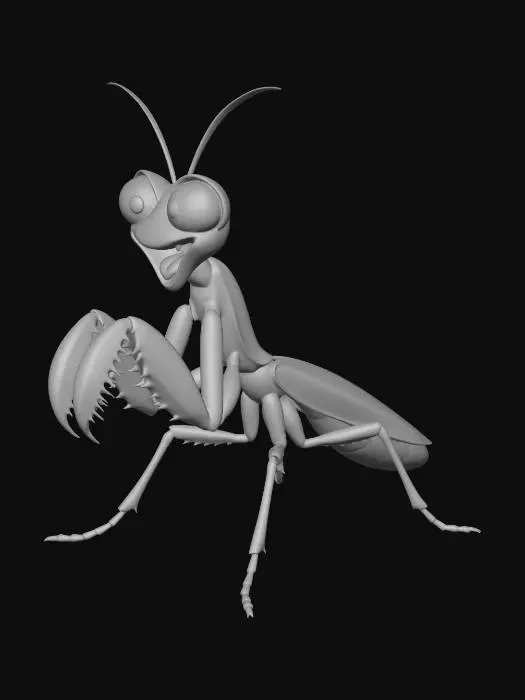 3D model for Joyful Praying Mantis