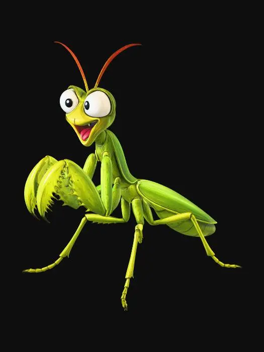 3D model for Joyful Praying Mantis