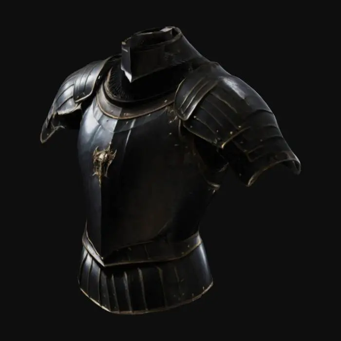 3D model for Plate of Black Knight armor