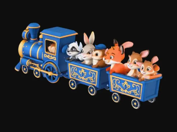3D model for Forest Friends Express