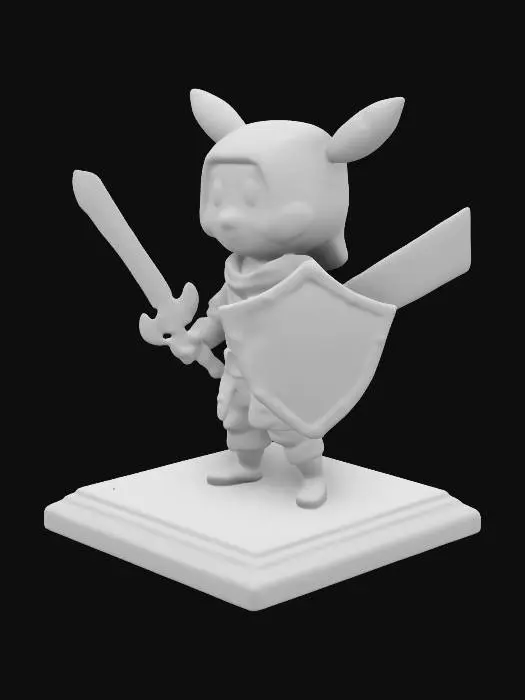 3D model for Pikachu Link