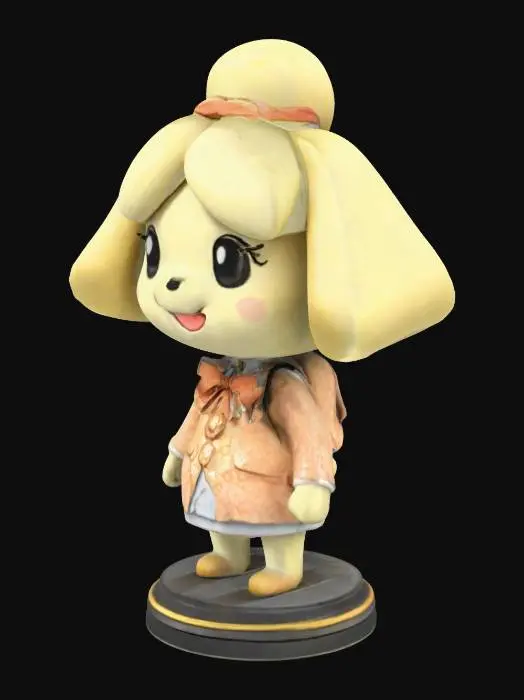 3D model for Isabelle Figurine
