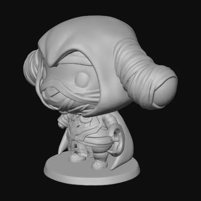 3D model for Lunar Guardian Figure