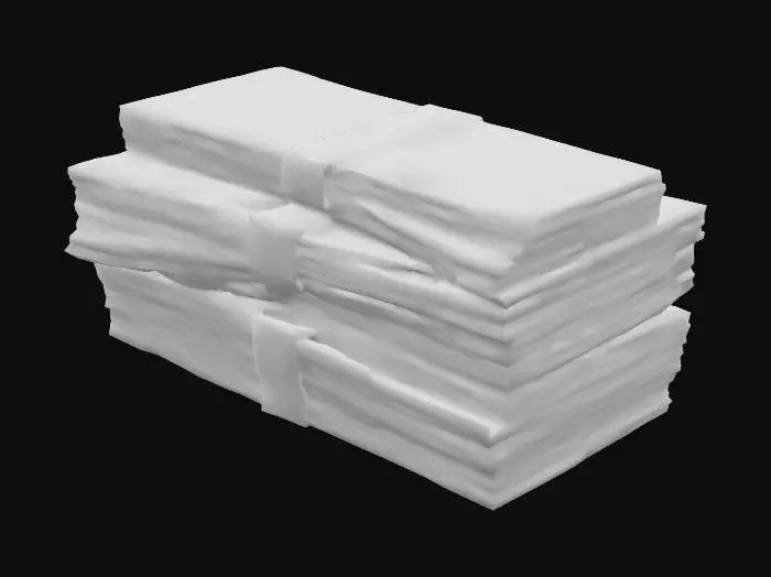 3D model for stacks of dollars