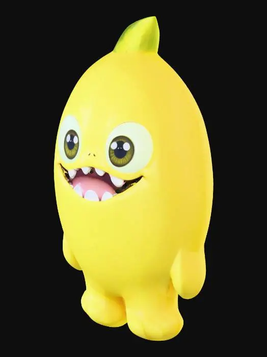 3D model for Lemon Monster