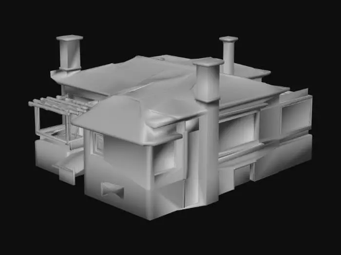 3D model for Mediterranean House Design