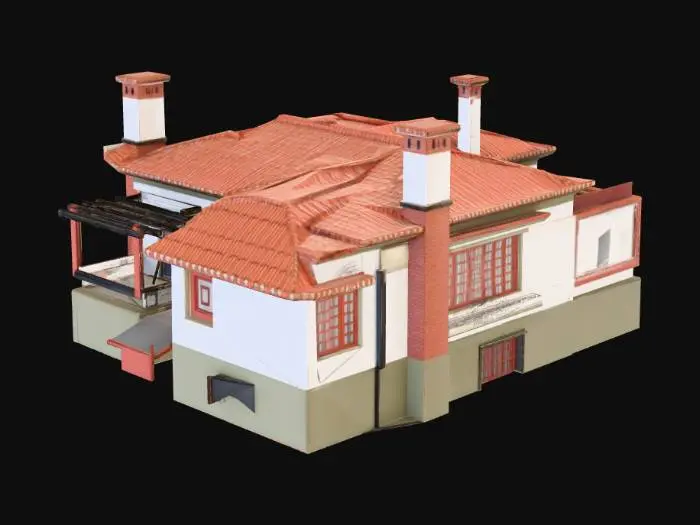 3D model for Mediterranean House Design