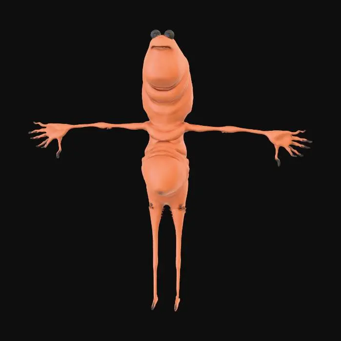3D model for Strange Creature Silhouette