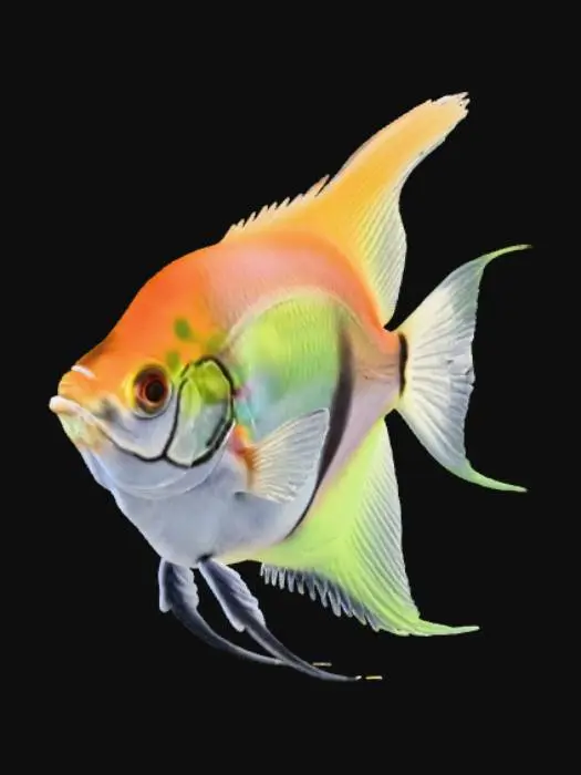 3D model for Angelfish Elegance