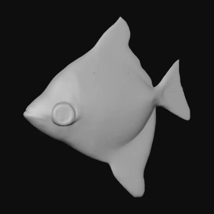3D model for Golden Fish Profile