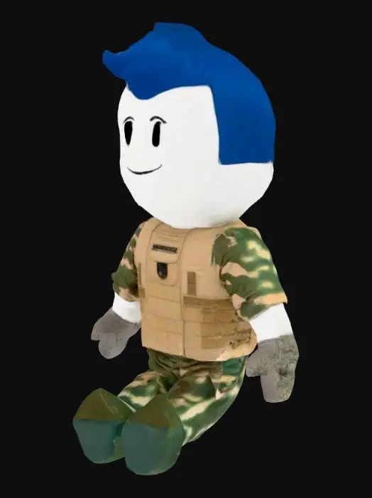 3D model for Camo Plush Hero