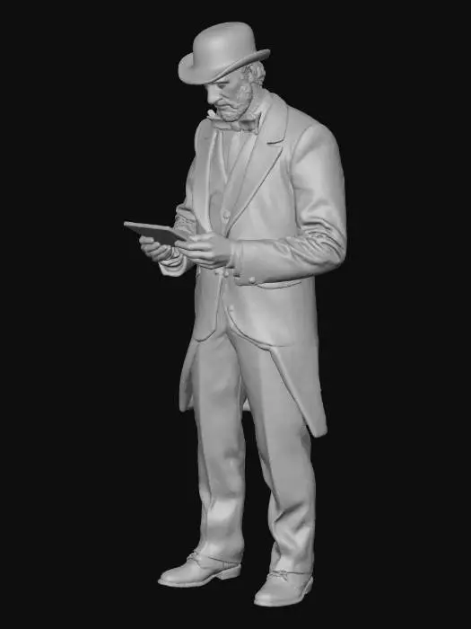 3D model for Gentleman Reading
