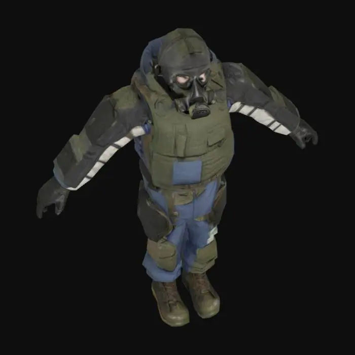 3D model for Combine Soldier