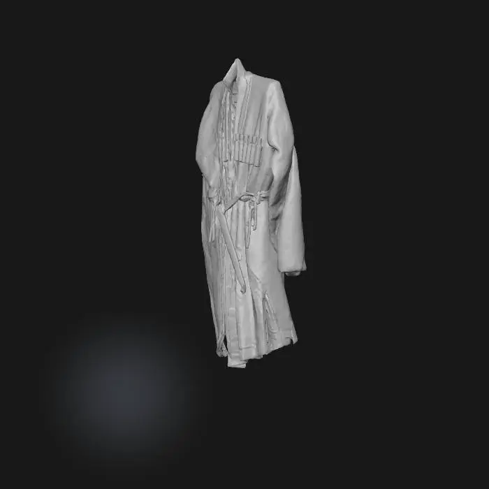 3D model for Traditional Caucasian Outfit