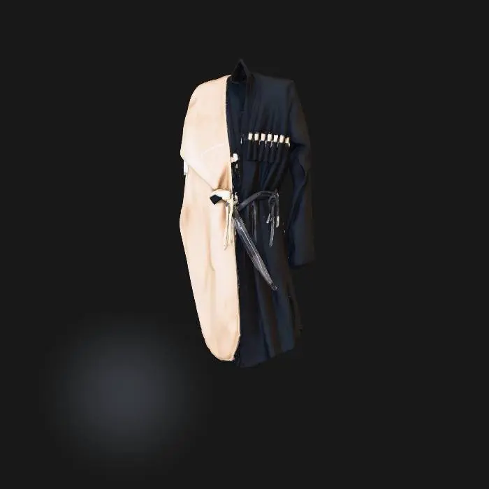 3D model for Traditional Caucasian Outfit