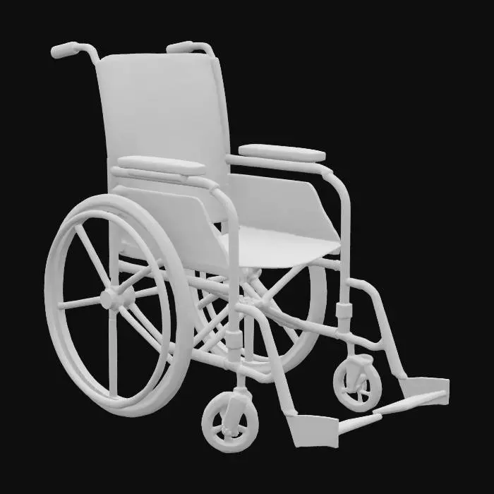 3D model for Rollstuhl, 4K Resolution very detailed and realistic