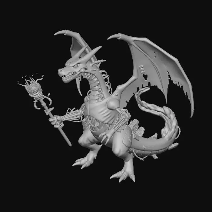 3D model for Embersteel Dragon
