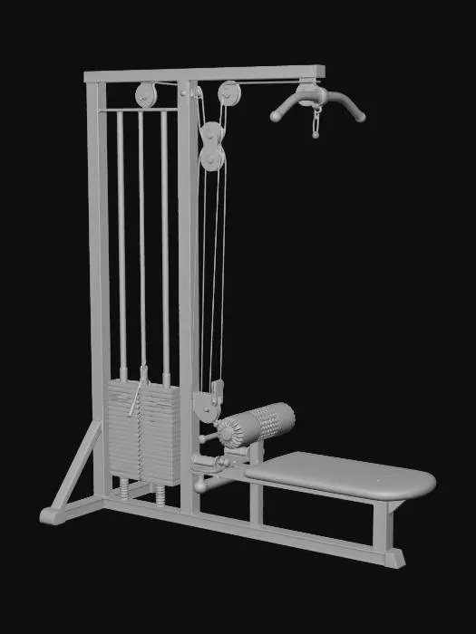 3D model for Akon Fitness Multi-Gym
