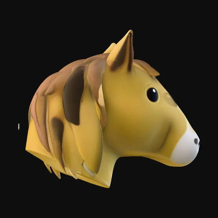 3D model for Horse Emoji