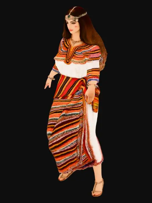 3D model for Kbyle woman figure