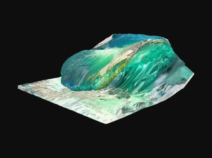 3D model for Ocean Dance