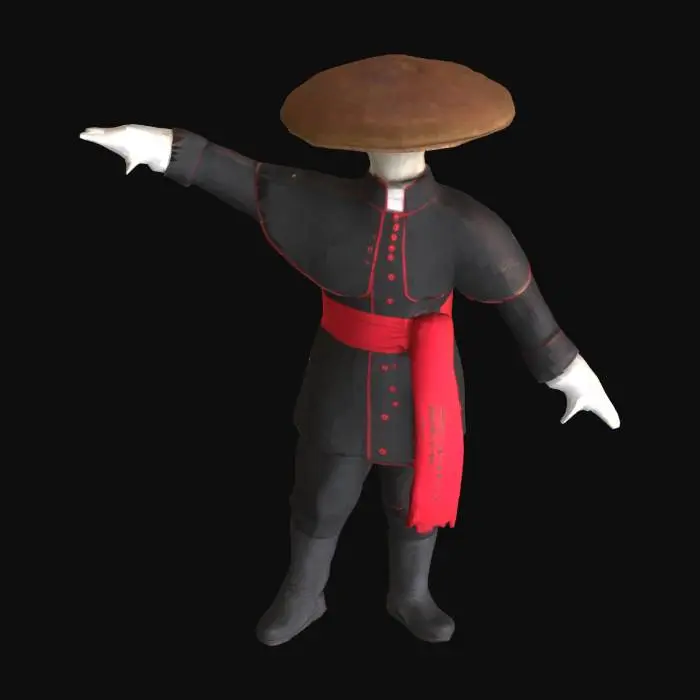 3D model for Mushroom Clergyman