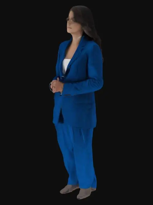 3D model for Reflection in Blue