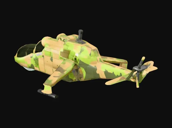 3D model for mi-24 Hind
