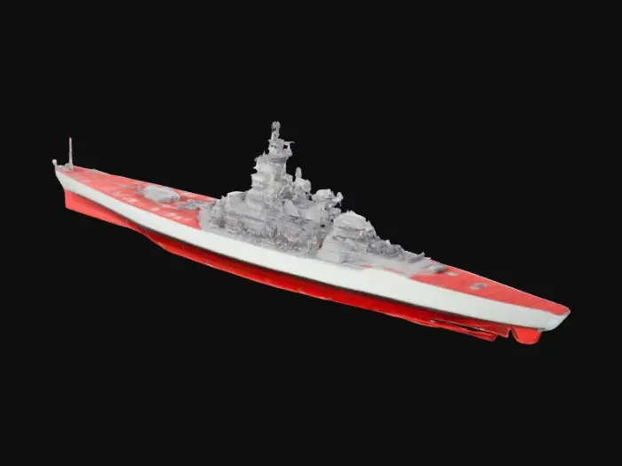 3D model for Uss Missouri Battleship