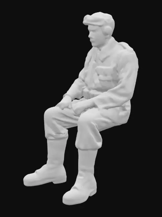 3D model for WW2 British Pilot