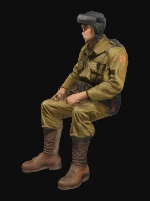 3D model for WW2 British Pilot