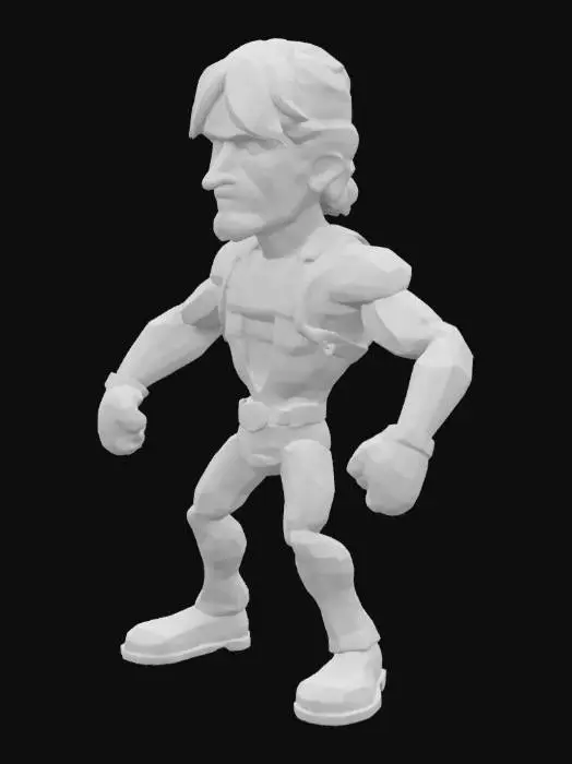 3D model for Chuck Norris