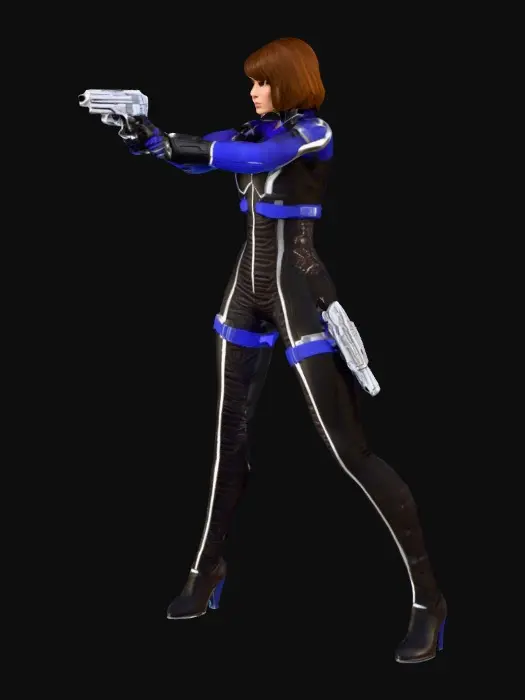 3D model for Joanna Dark